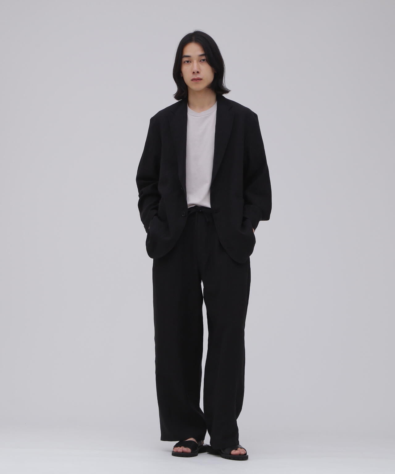 THE LIBRARY / [UNISEX] LINEN EASY TROUSERS