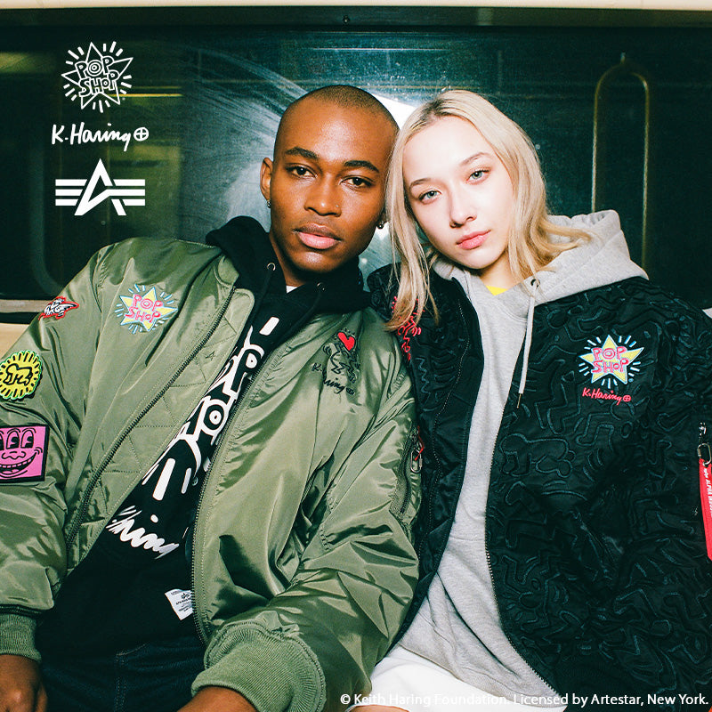 × Keith Haring CAPSULE COLLECTION｜ALPHA INDUSTRIES｜画像