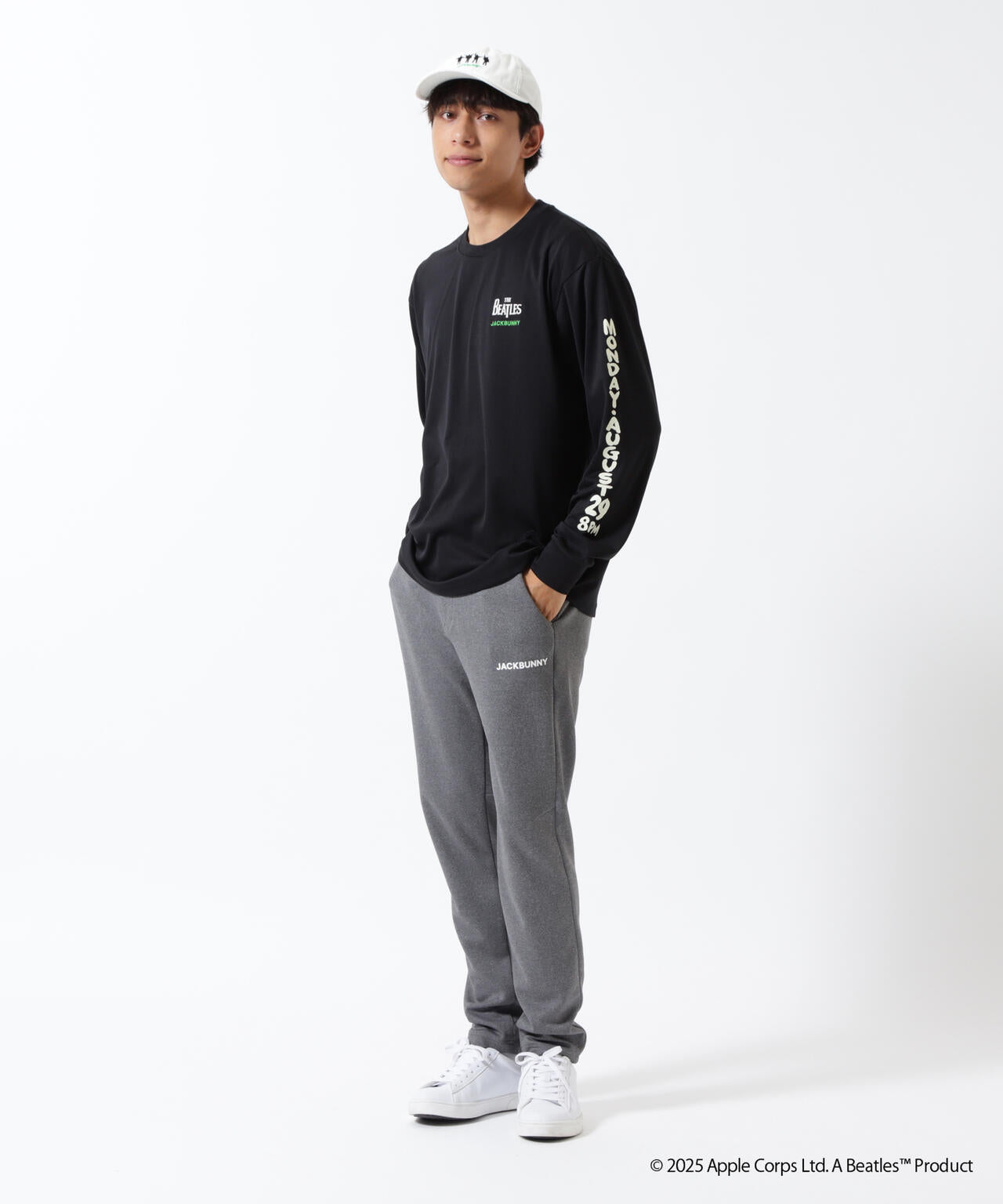 【The BEATLES ×Jack Bunny!!】Pe天竺長袖Tシャツ