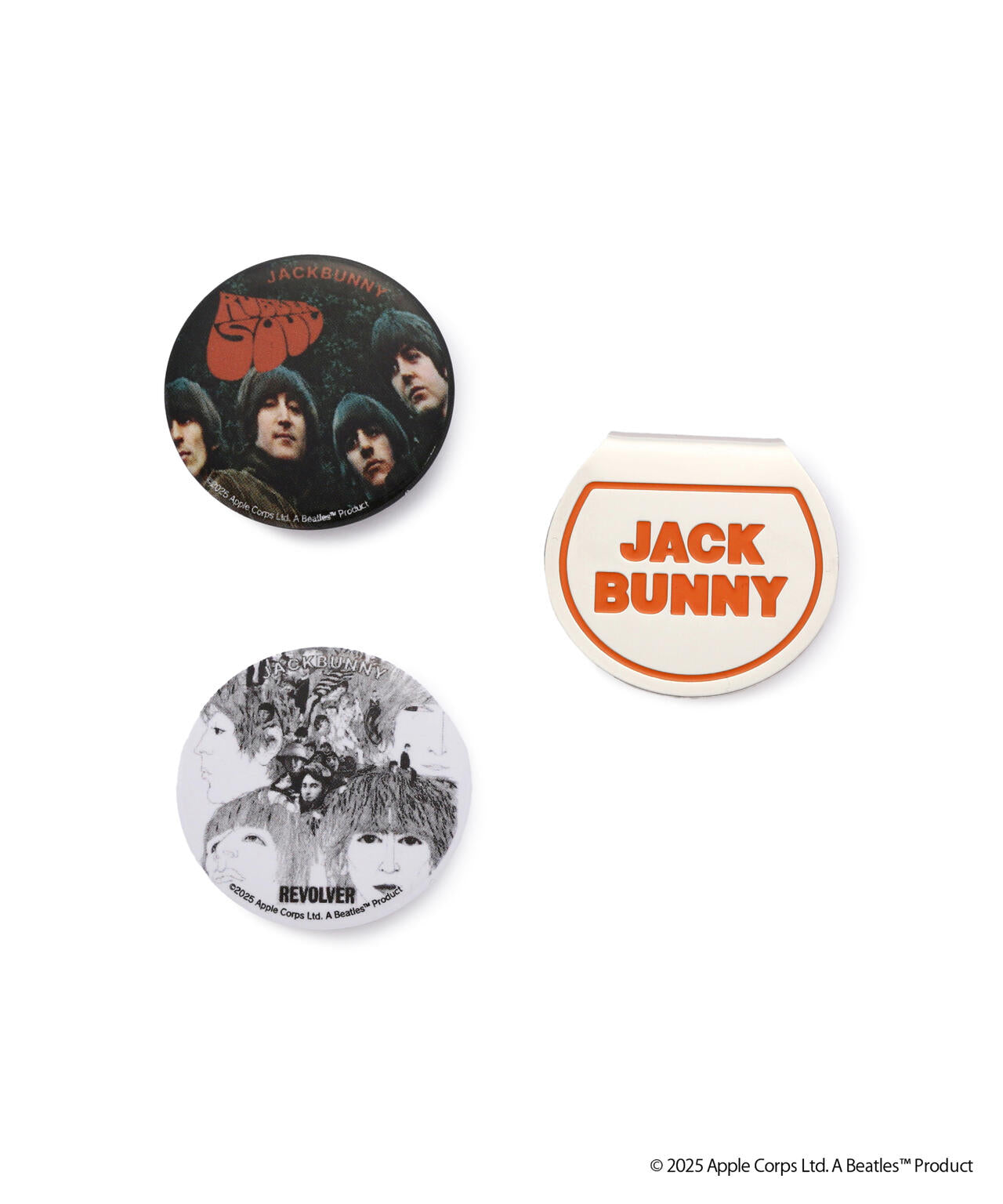 【The BEATLES ×Jack Bunny!!】缶バッチマーカー (UNISEX)