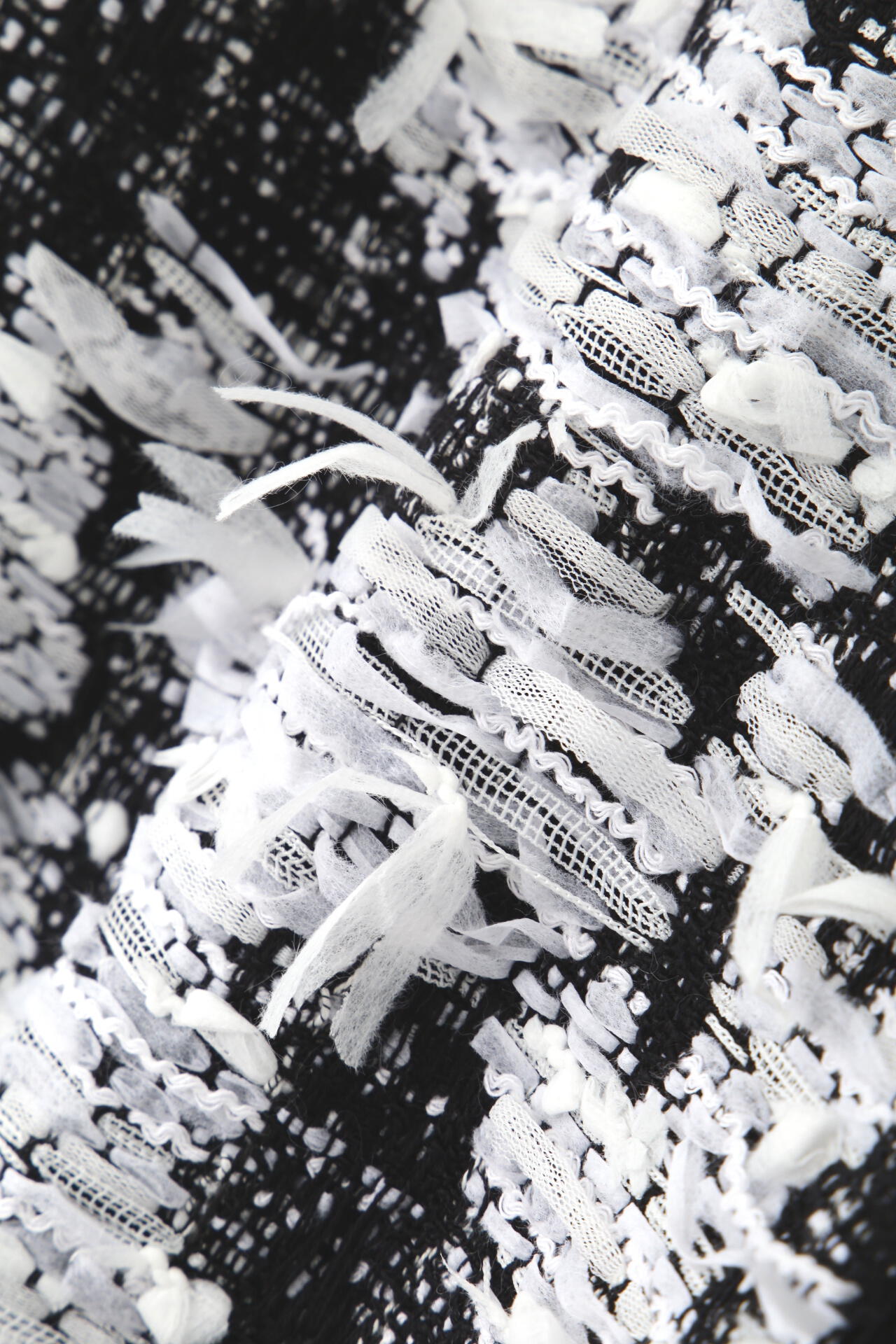<BLACK LABEL> MALHIA モノトーンツィードジャケット