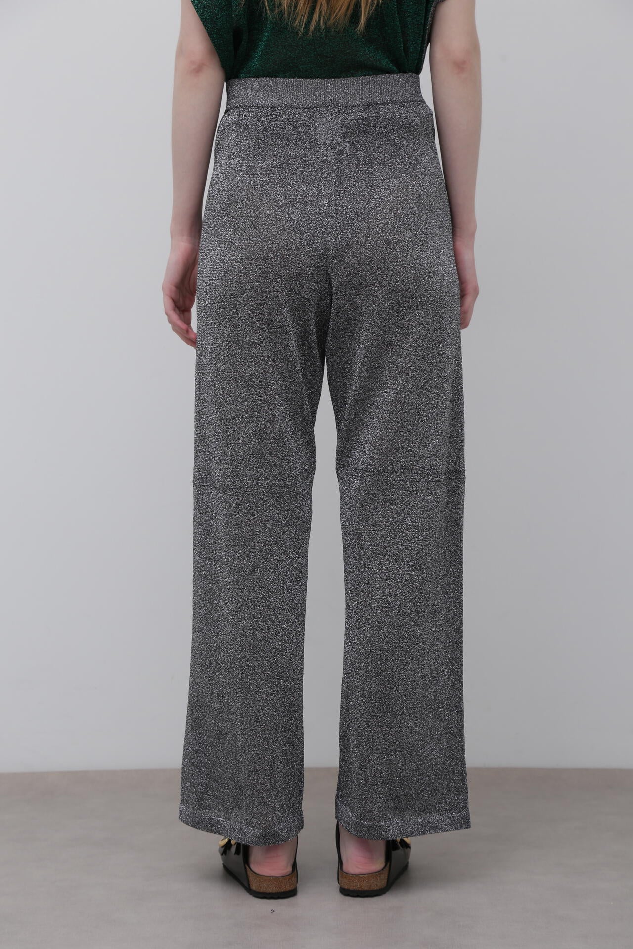 ＜UNiPH＞メタリックニットパンツ