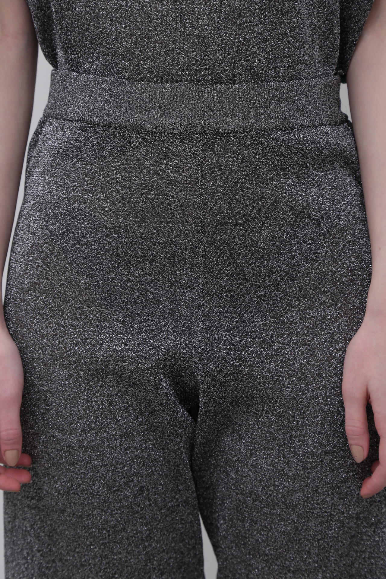 ＜UNiPH＞メタリックニットパンツ