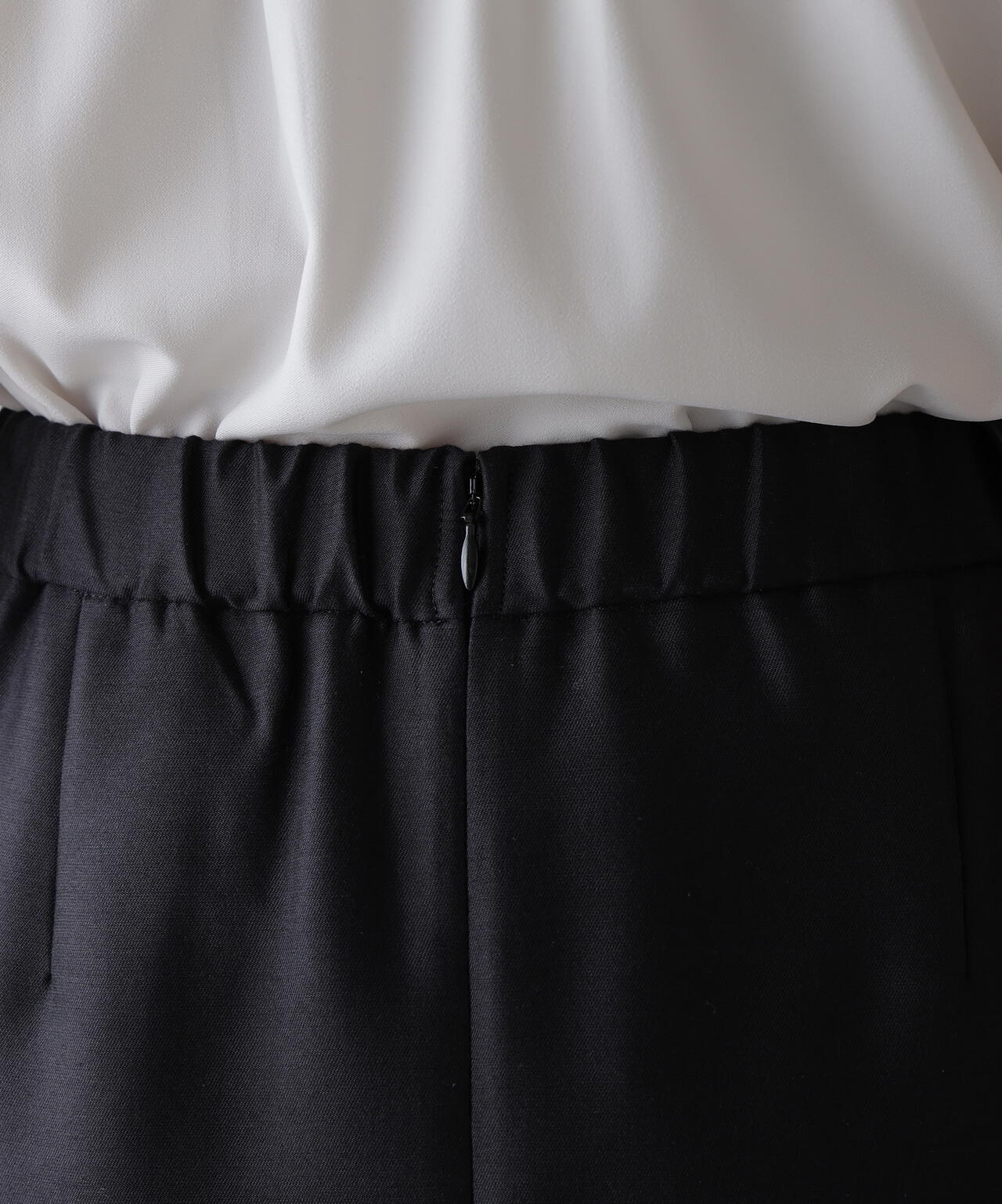 ＜BLACK LABEL＞シルクウールツイルスカート