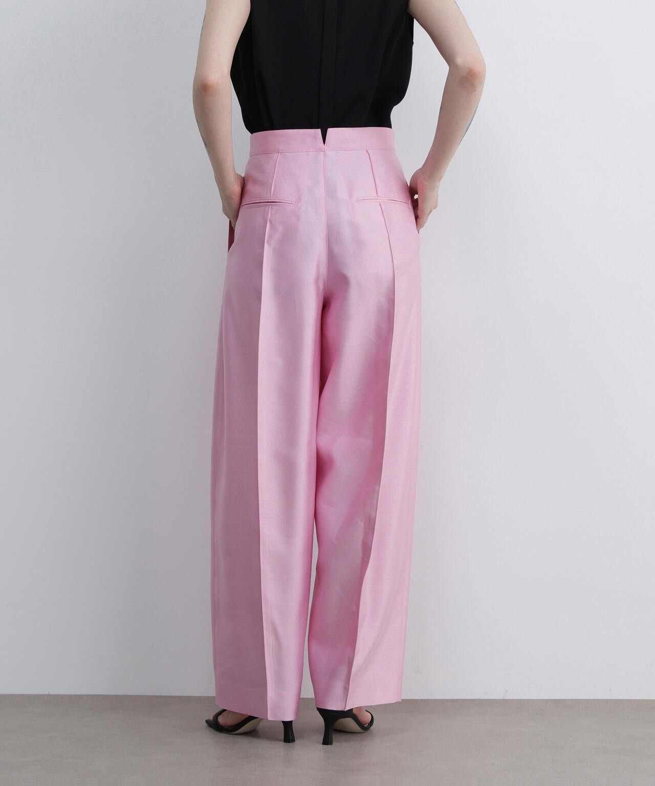 ＜UNiPH＞シルクウールツイルパンツ