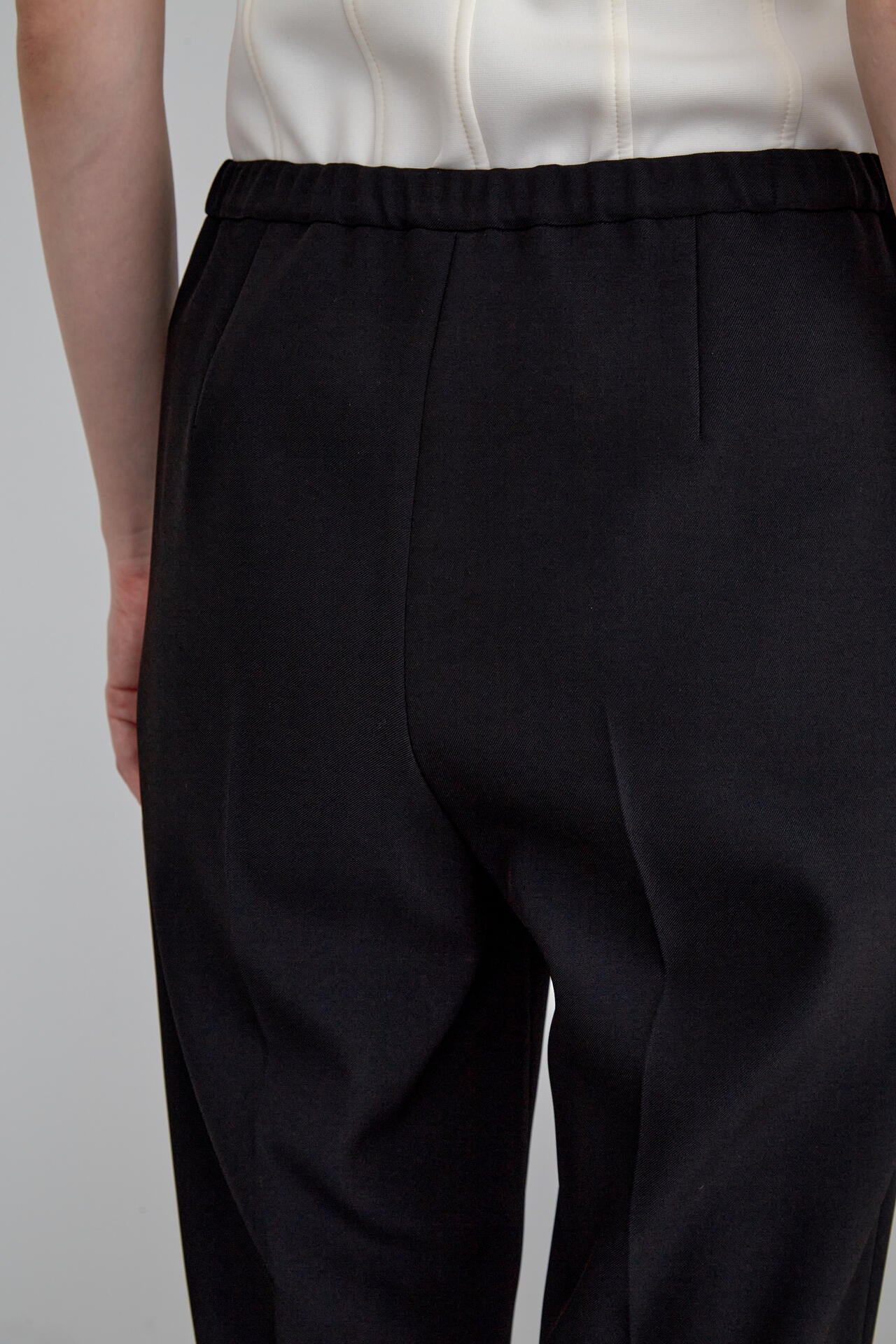 【EC限定】2WAYツイルフロントスリットパンツ（＋5cm丈）