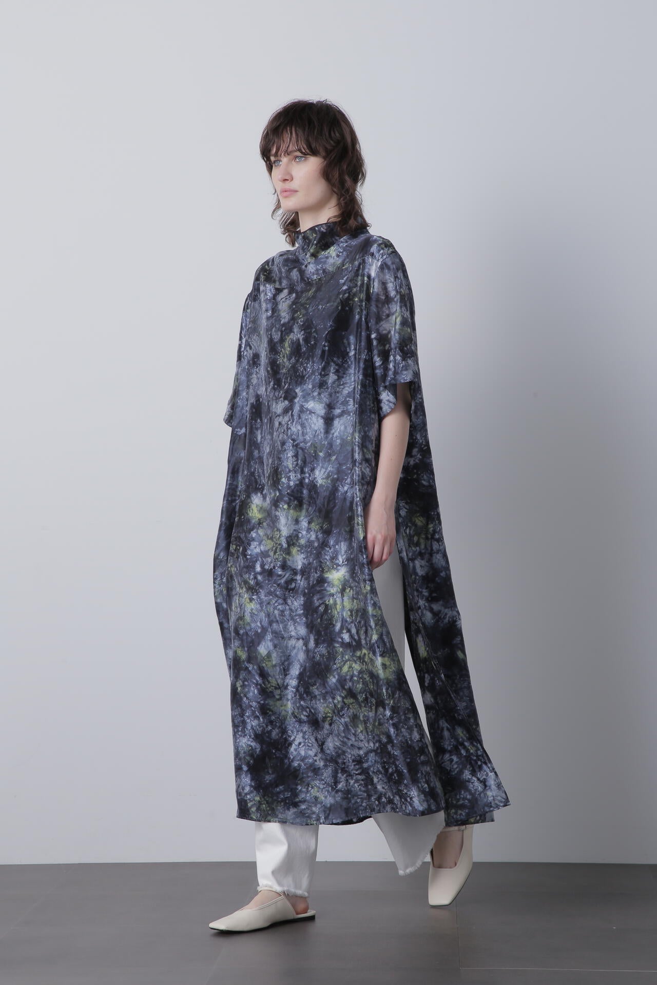 Gradation Dyed Organdy Dress