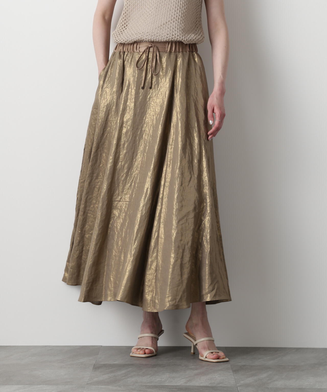 Foil Printed Skirt