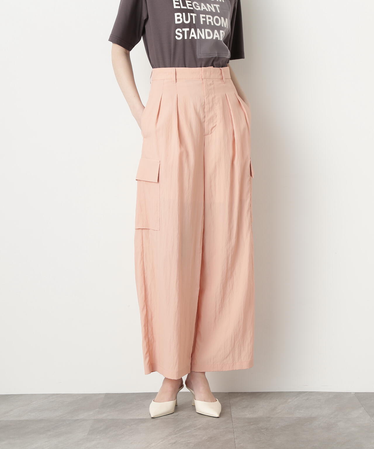 Nylon Stretch Cargo Pants