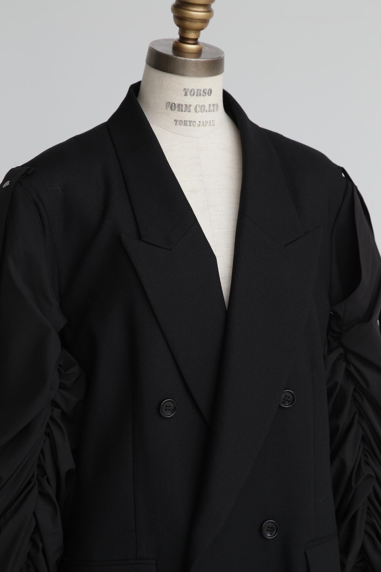 Detachable Sheer Sleeve Jacket