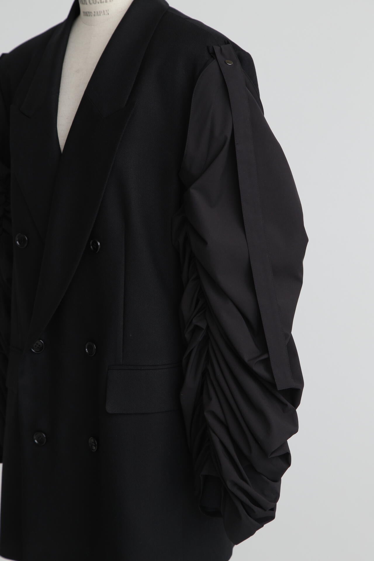 Detachable Sheer Sleeve Jacket