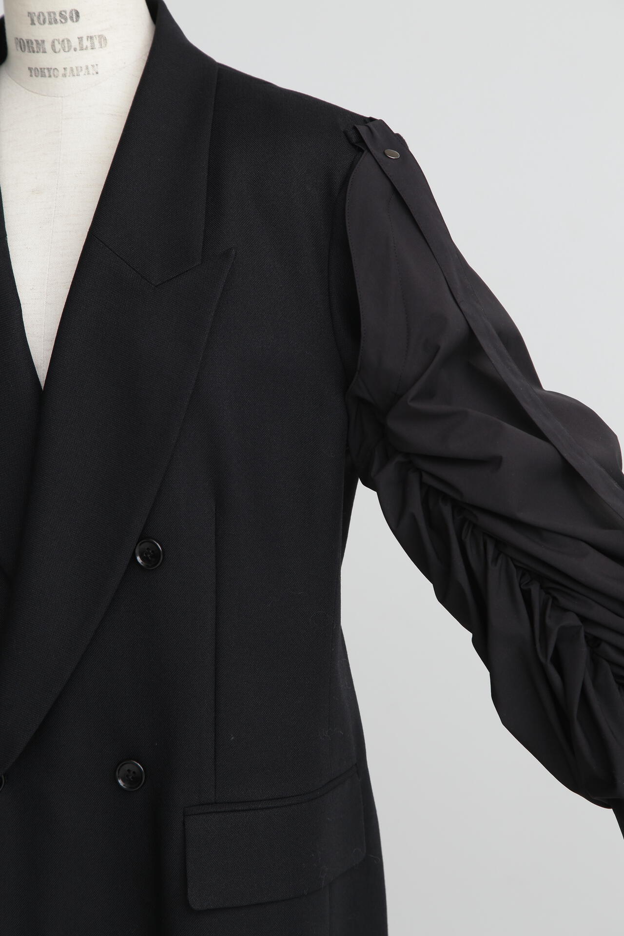Detachable Sheer Sleeve Jacket