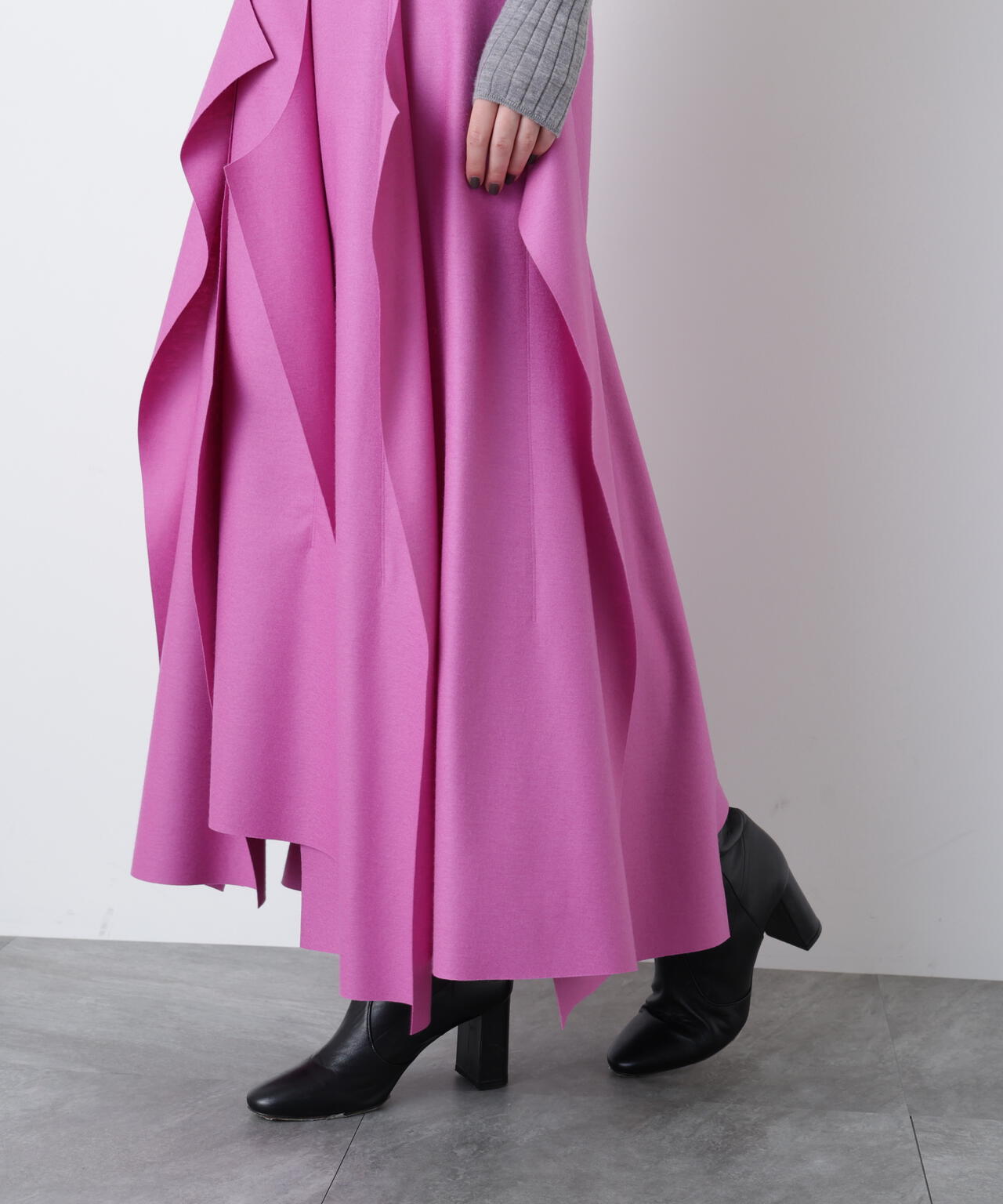 Jersey Melton Skirt