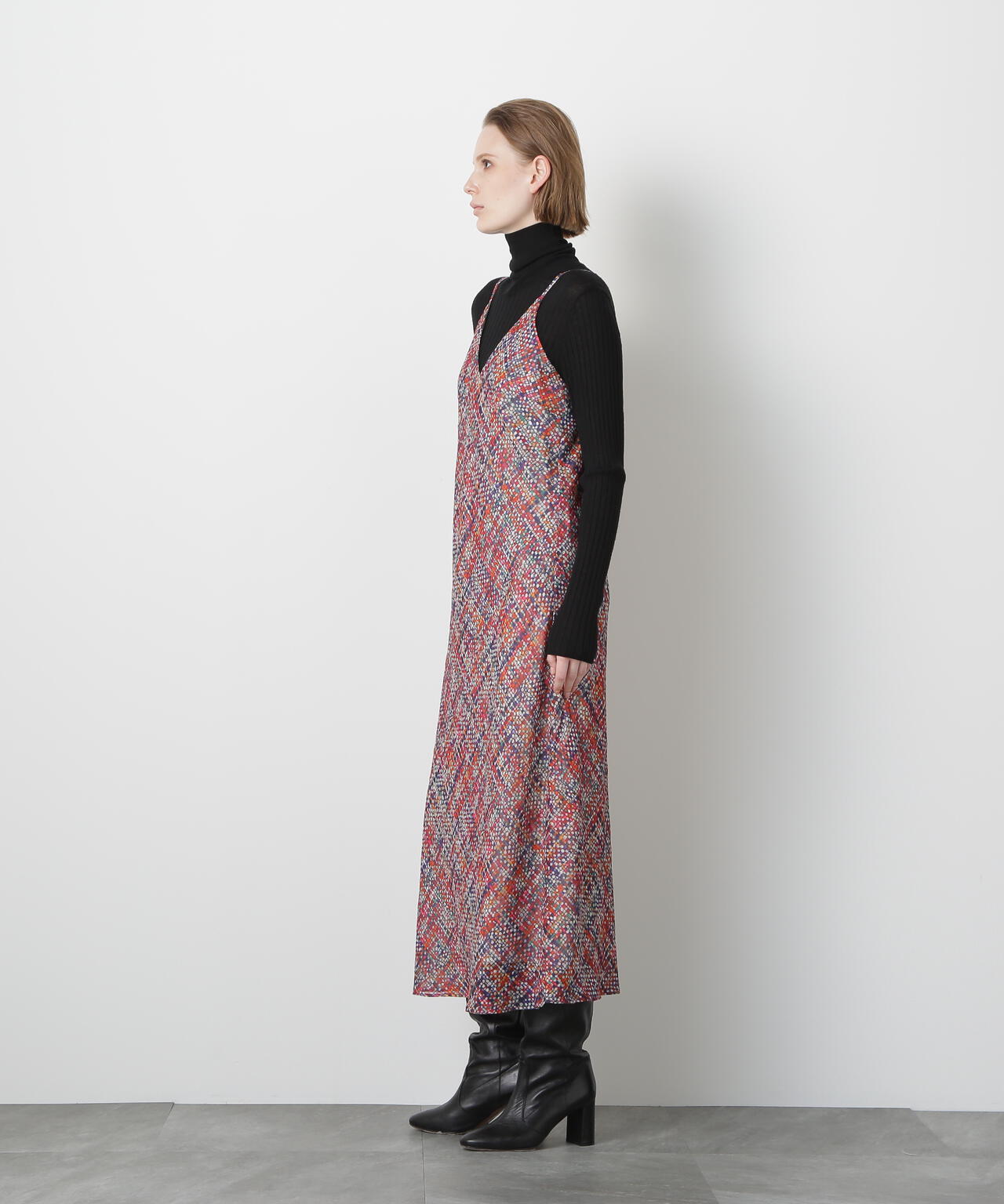 Printed Maxi Camisole Dress