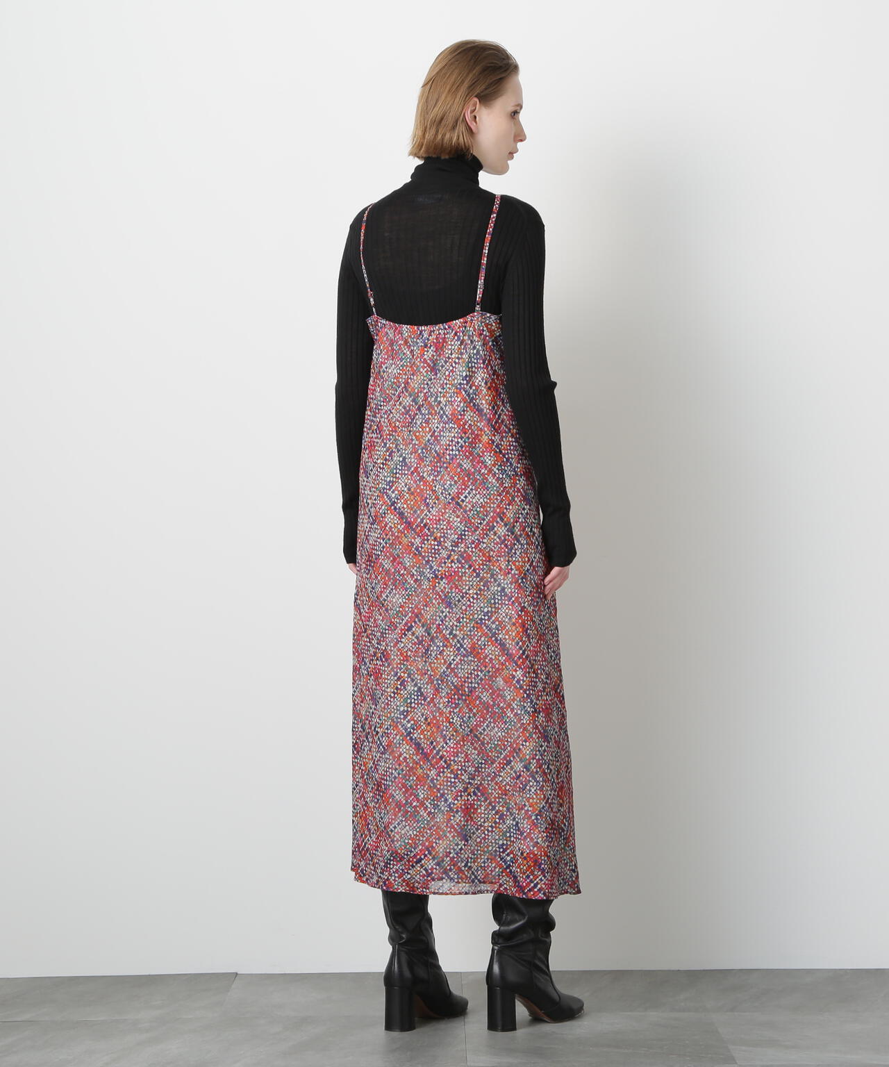 Printed Maxi Camisole Dress