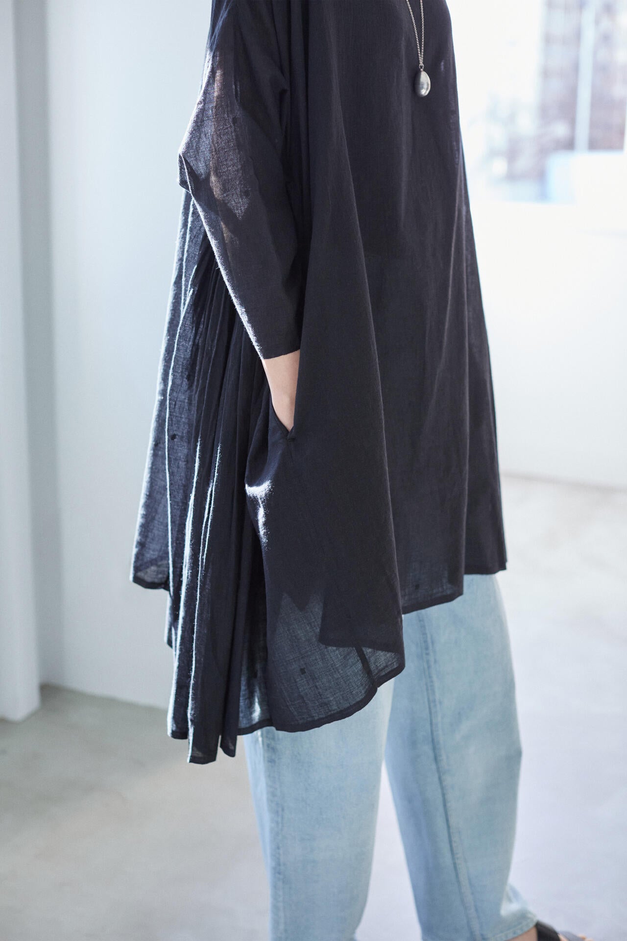 quitan / JAMDANI KHADI PULLOVER TUNIQUE