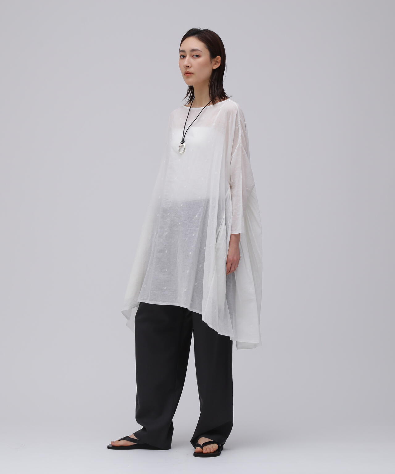 quitan / JAMDANI KHADI PULLOVER TUNIQUE