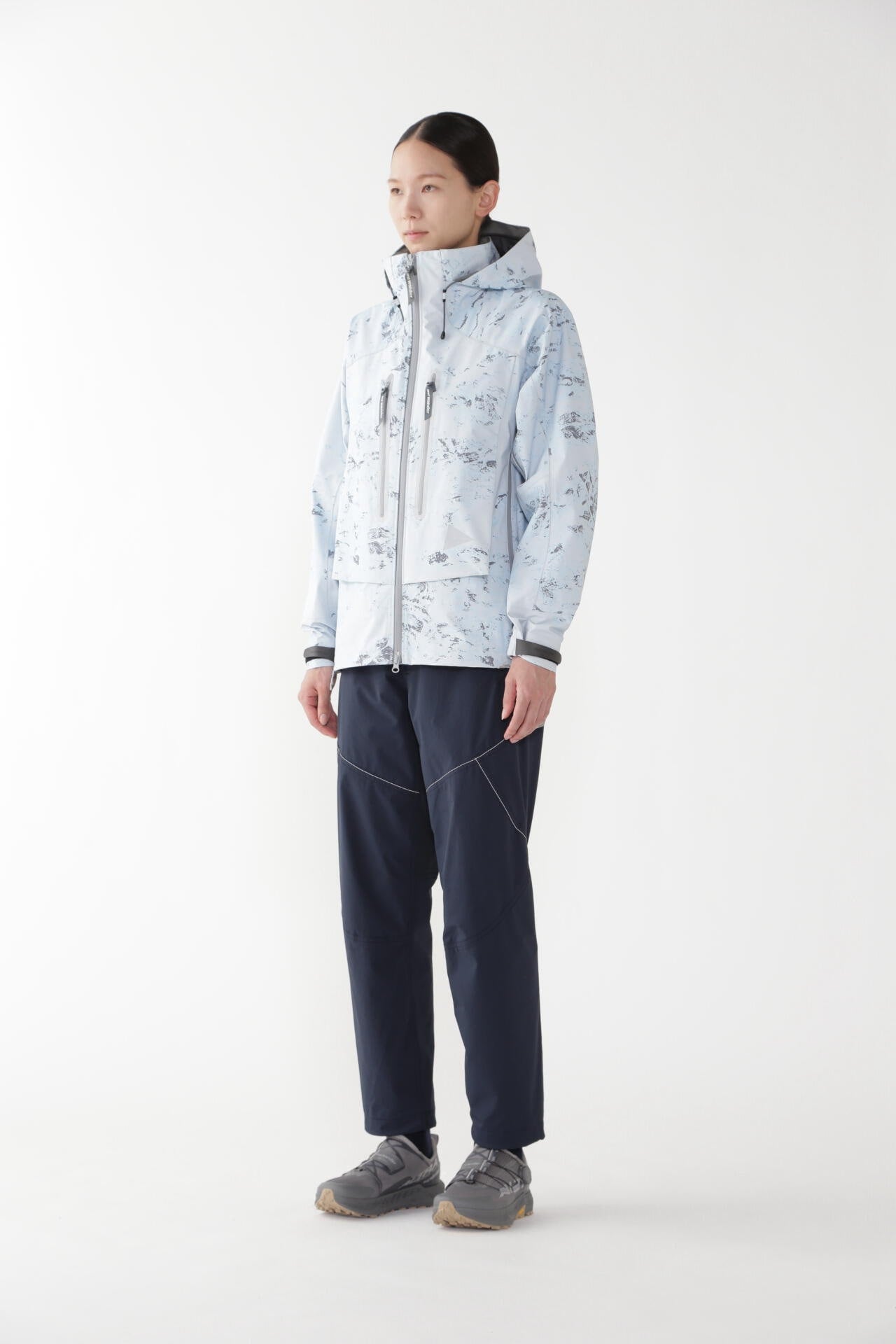 printed PERTEX SHIELD rain jacket