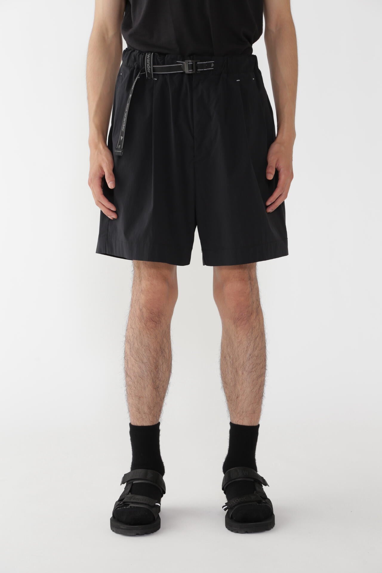 UV cut stretch short pants (M)