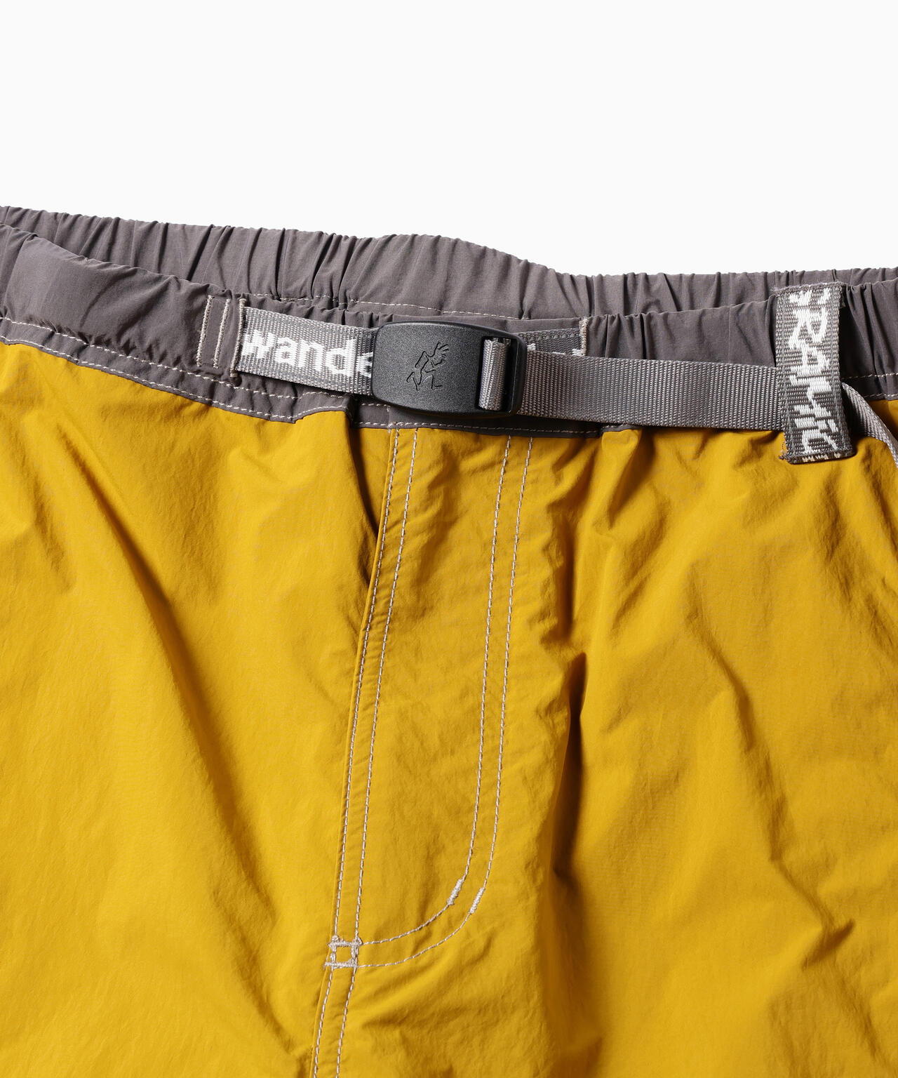 Gramicci × and wander  brushed nylon short pants