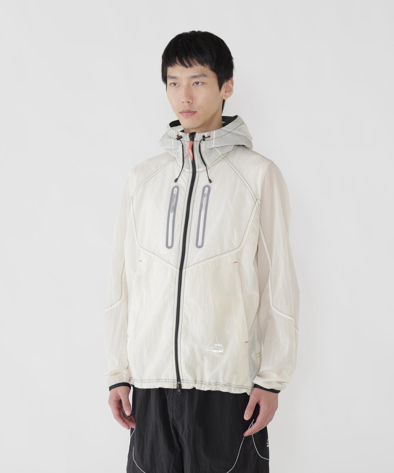 ROA × and wander  ripstop wind jacket  