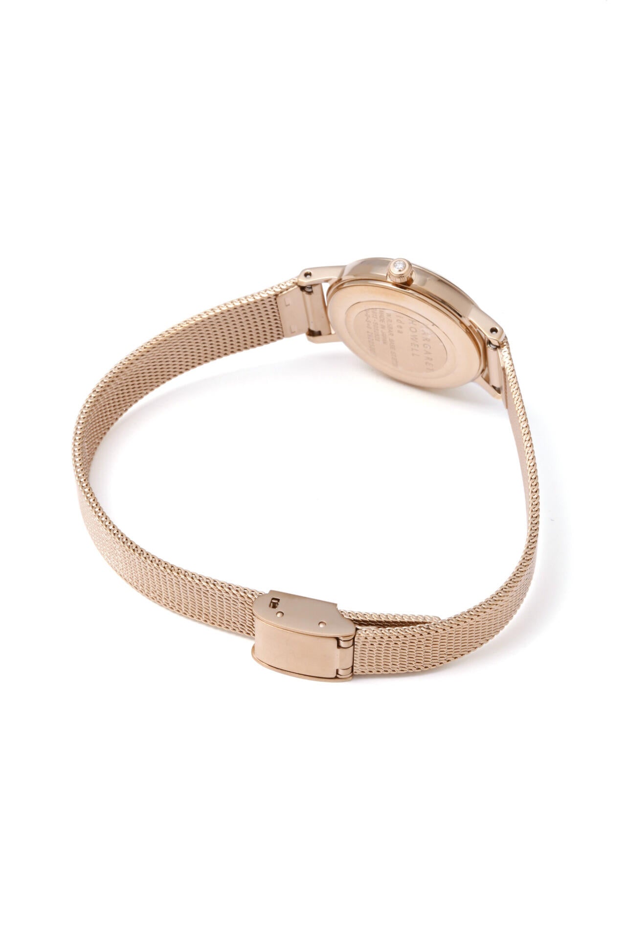 MESH BAND DATE WATCH