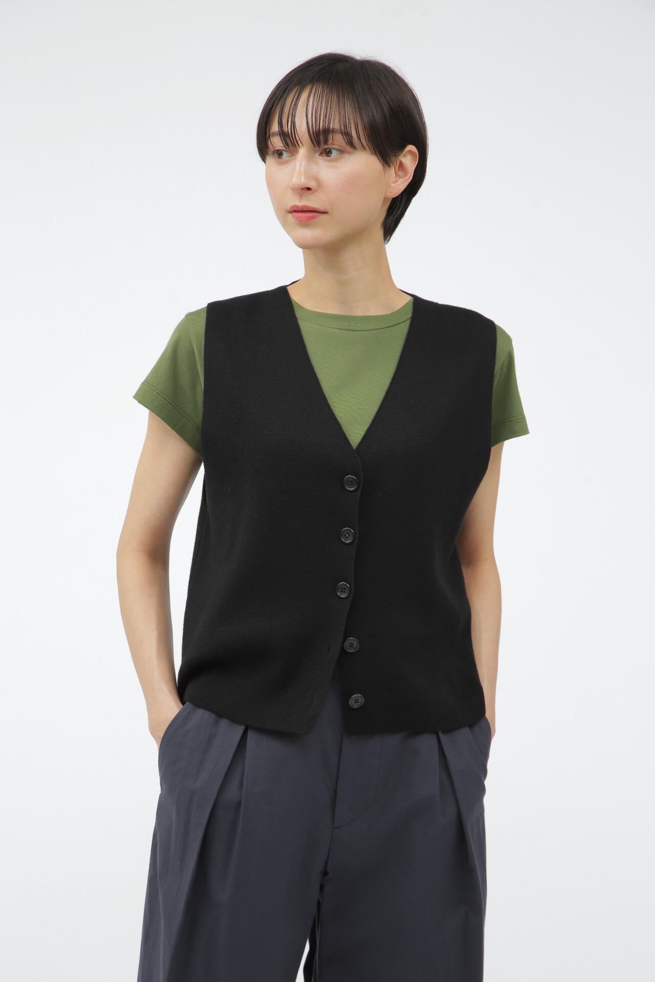RIBBED COTTON CASHMERE