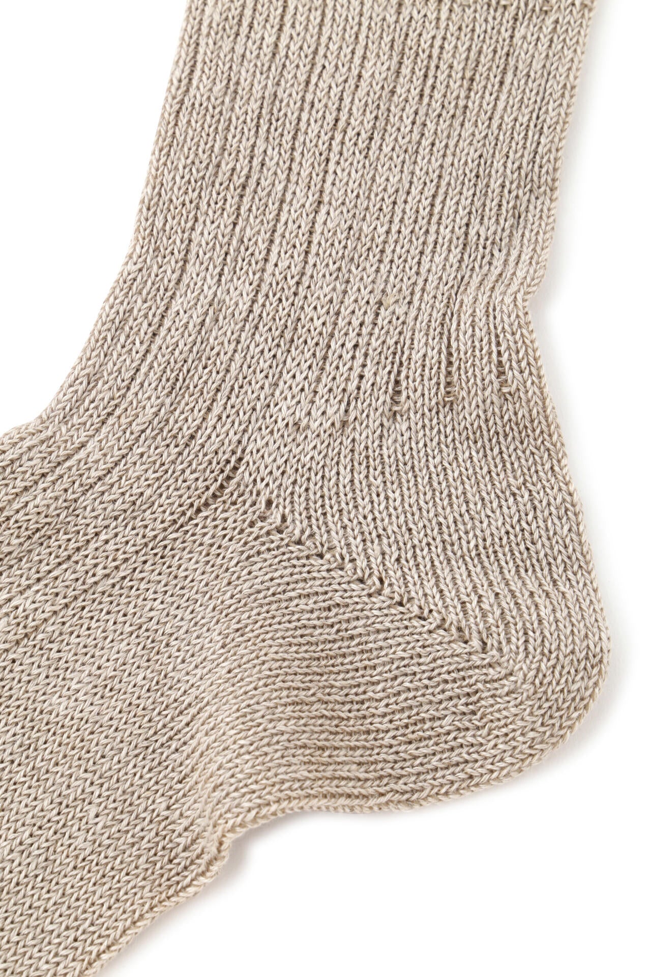 LINEN RIB SOCKS