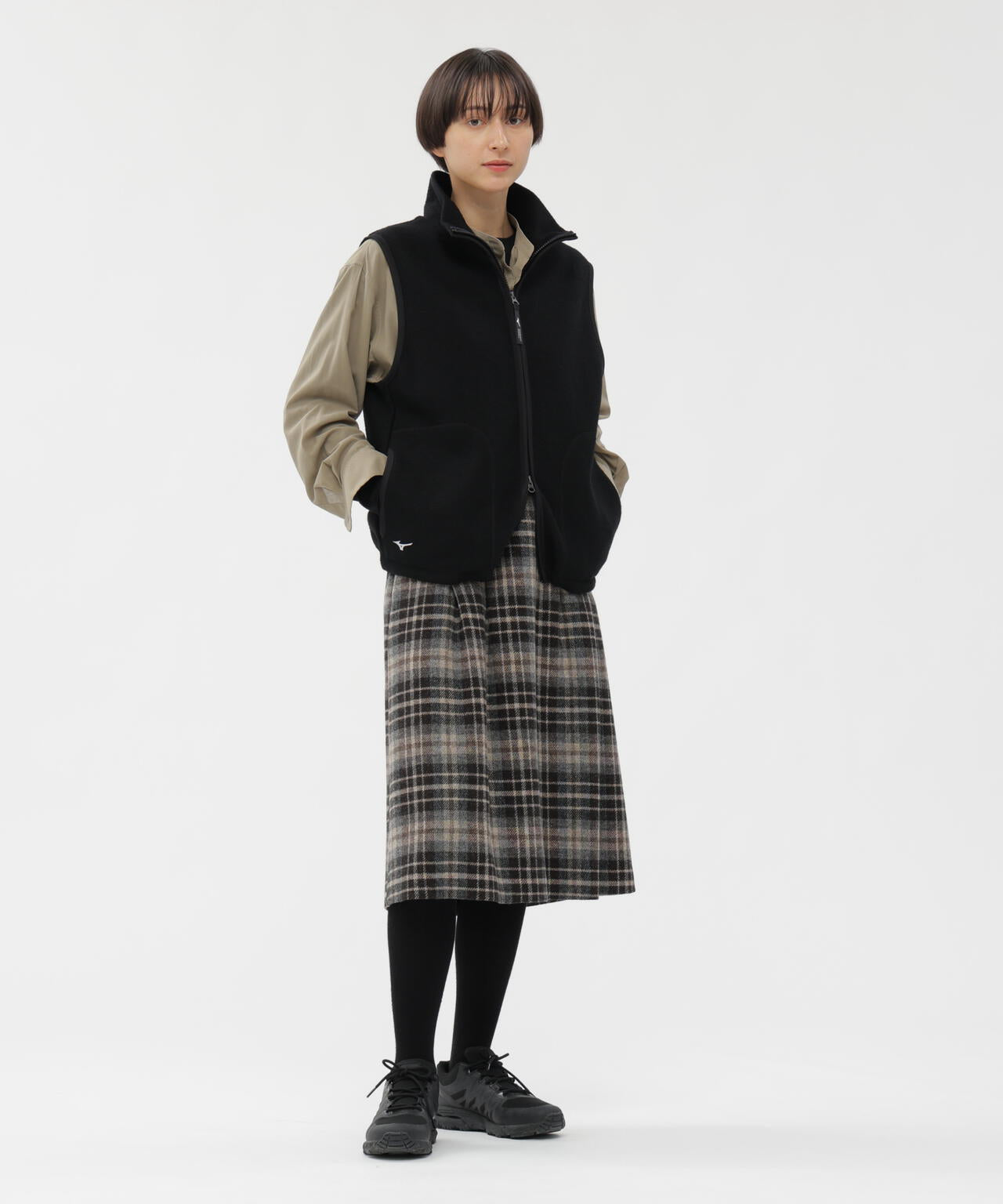 WOOL NYLON COMPRESSED JERSEY BLOUSON