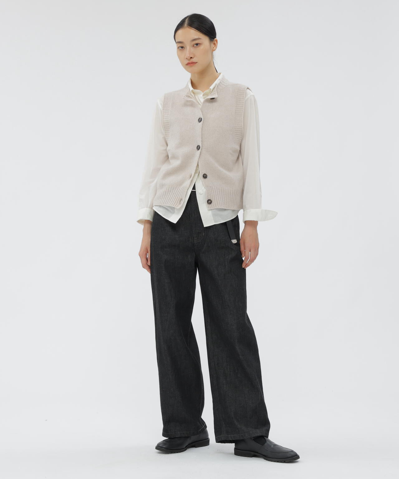 ORGANIC COTTON DENIM TROUSERS