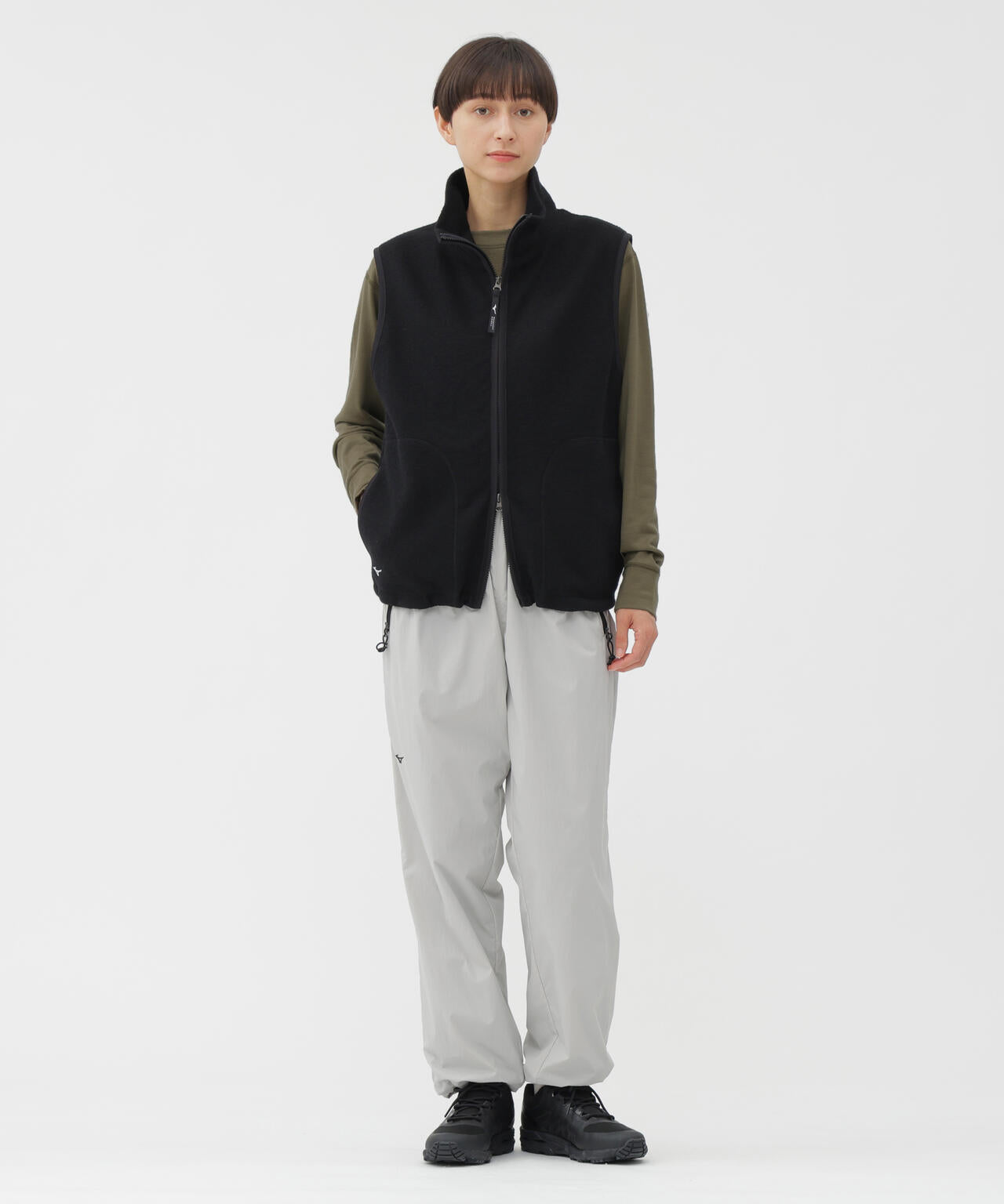 FINEGAUGE WASHABLE WOOL JERSEY TOP