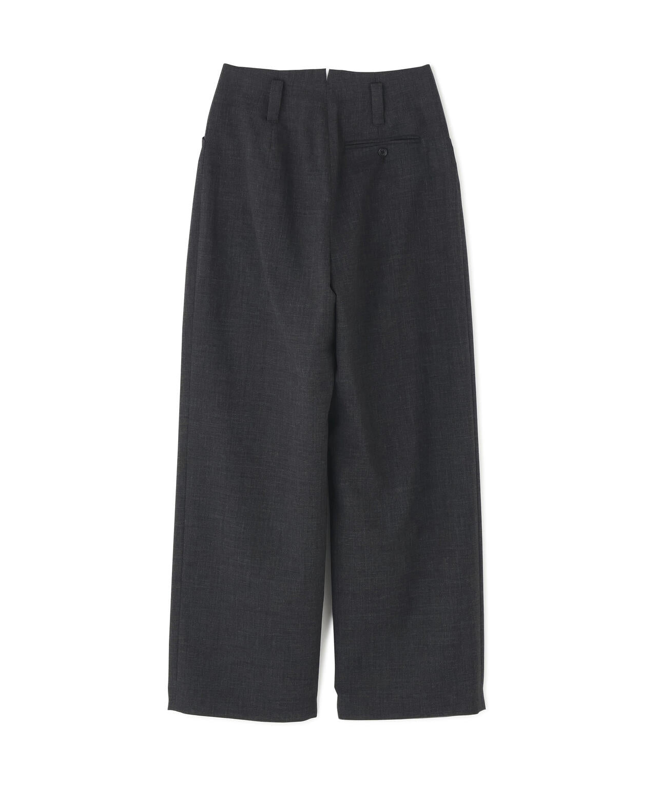 CRISP WOOL PLAINWEAVE TROUSERS
