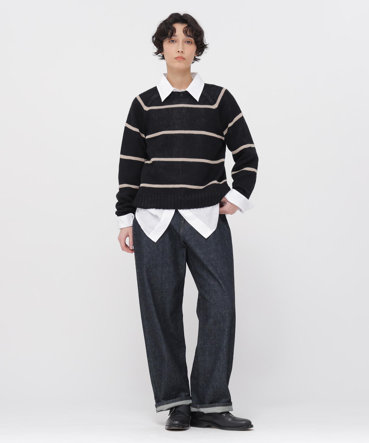 LIGHT DENIM TROUSERS