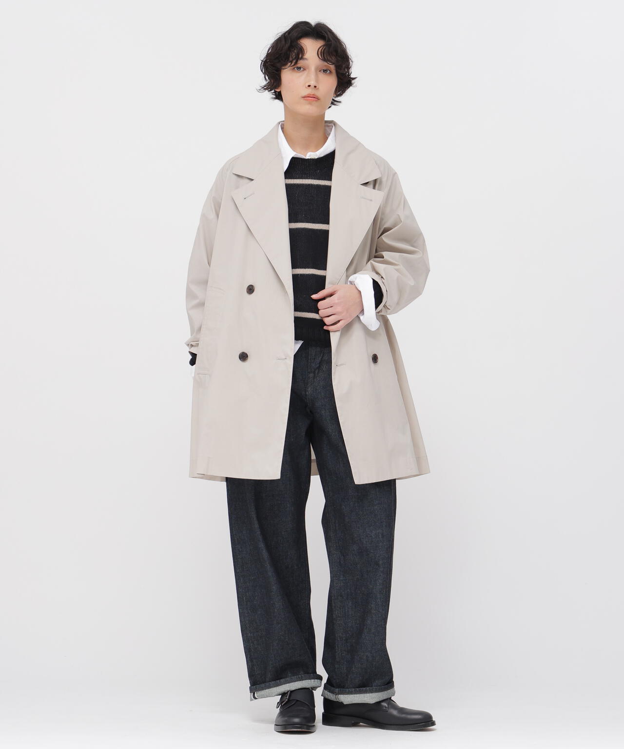 LIGHT DENIM TROUSERS