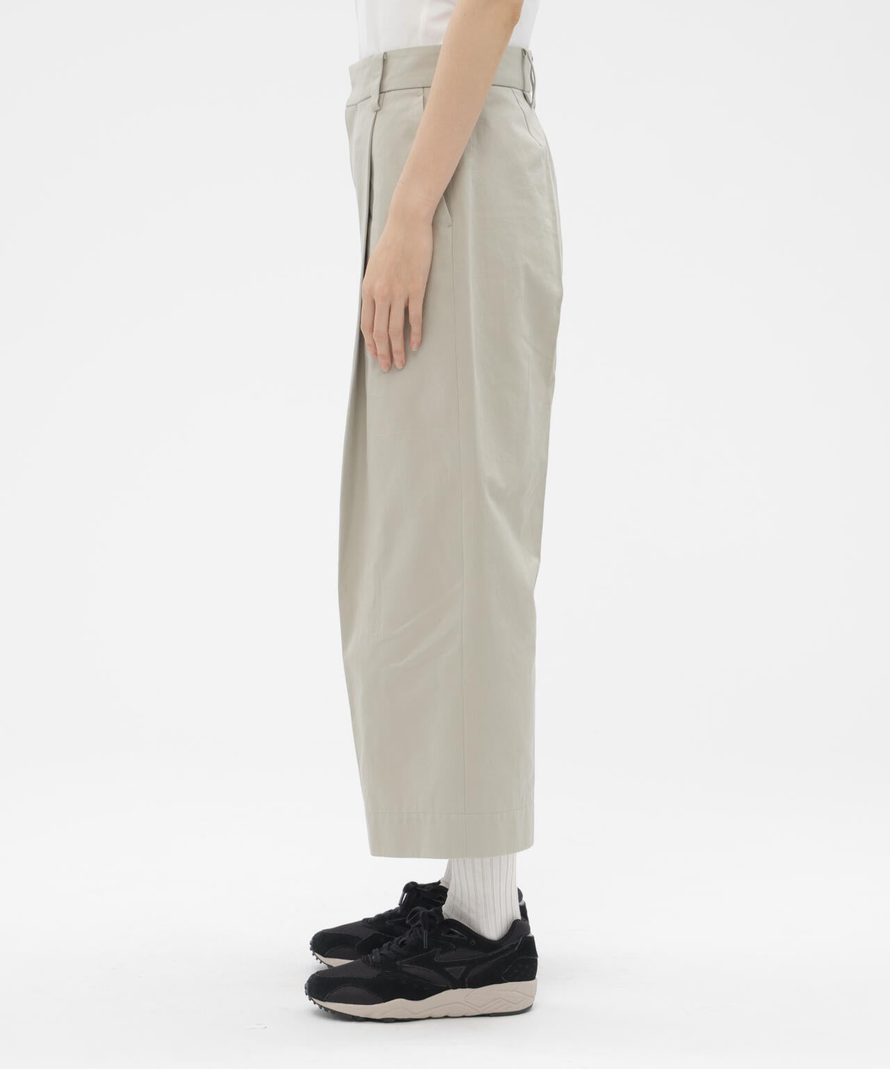 COTTON TWILL TROUSERS