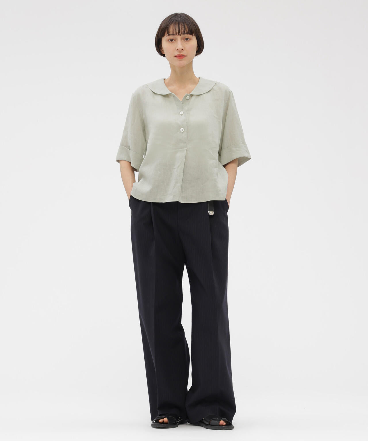 LINEN VOILE SHIRT