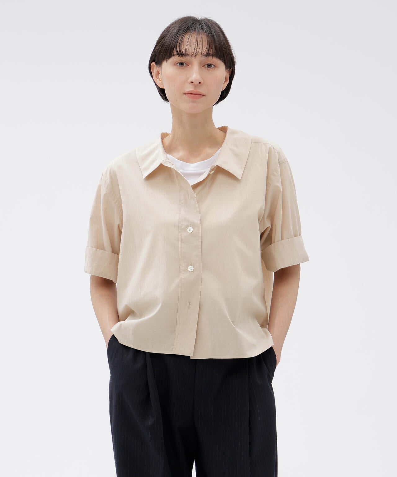 WASHED COTTON SHIRT