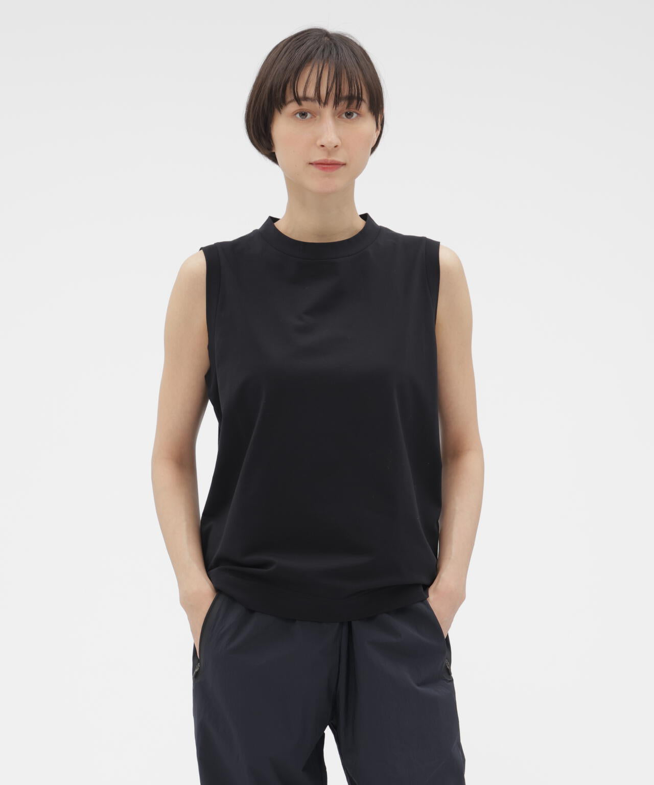 HIGHDENCE PIQUE JERSEY TOP
