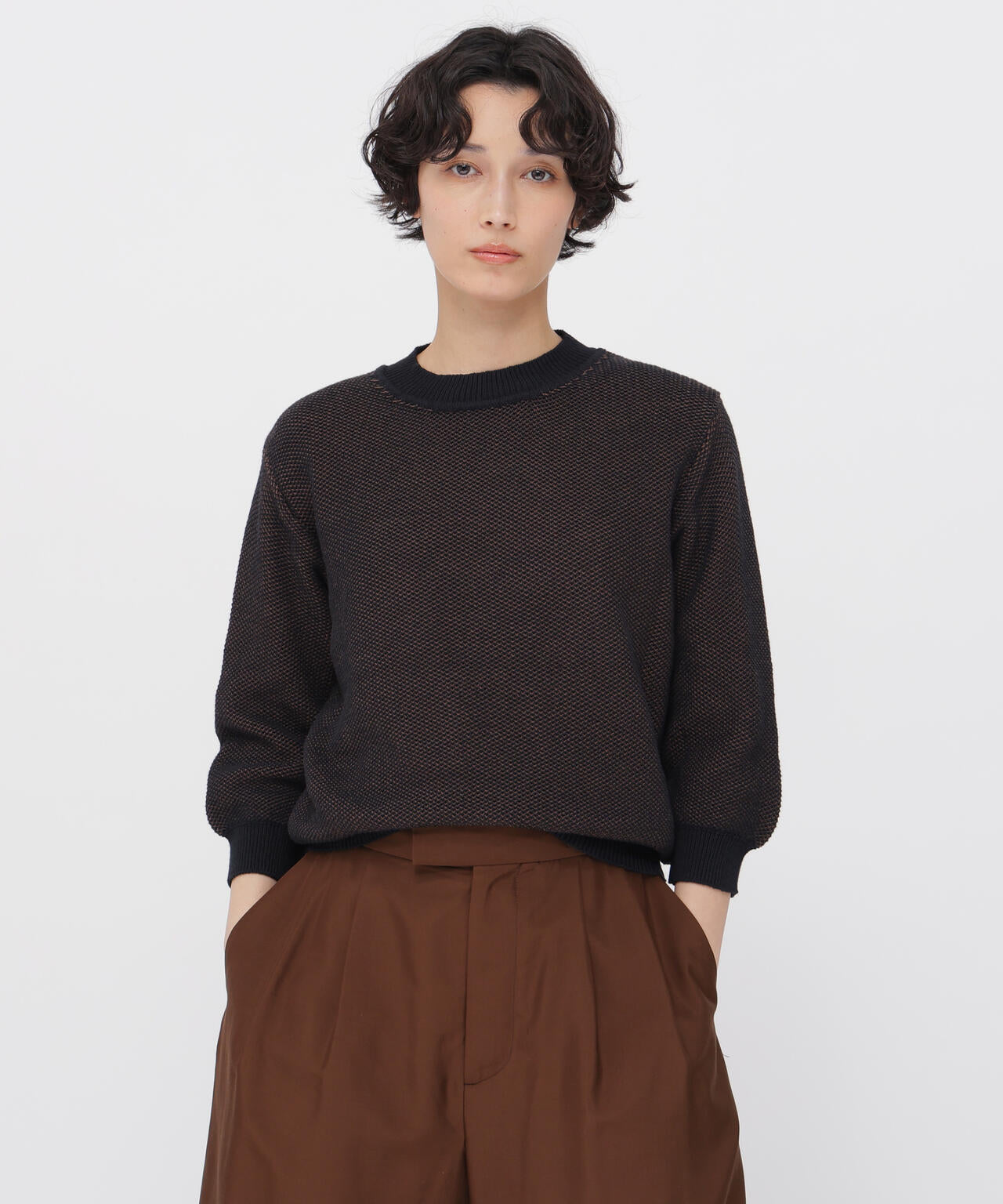 COTTON LINEN RAMIE PIQUE KNITWEAR