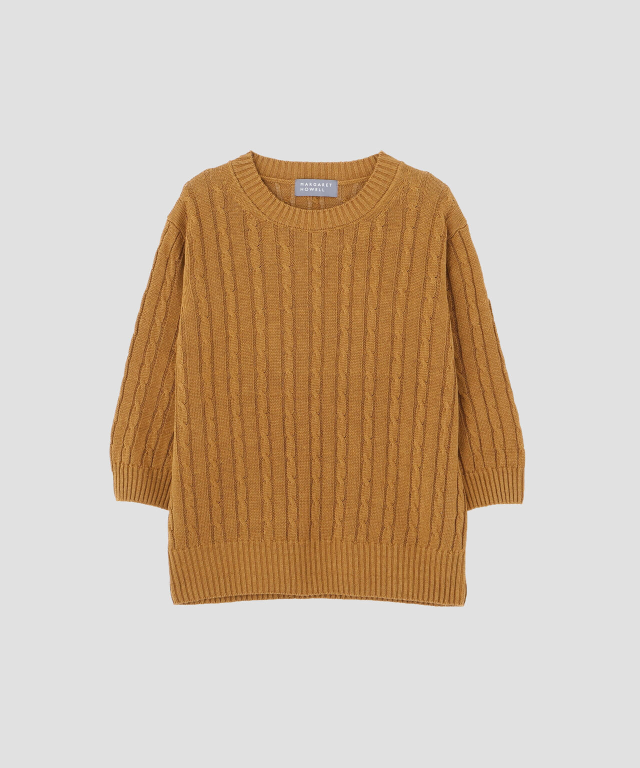 CABLE KNIT LINEN KNITWEAR