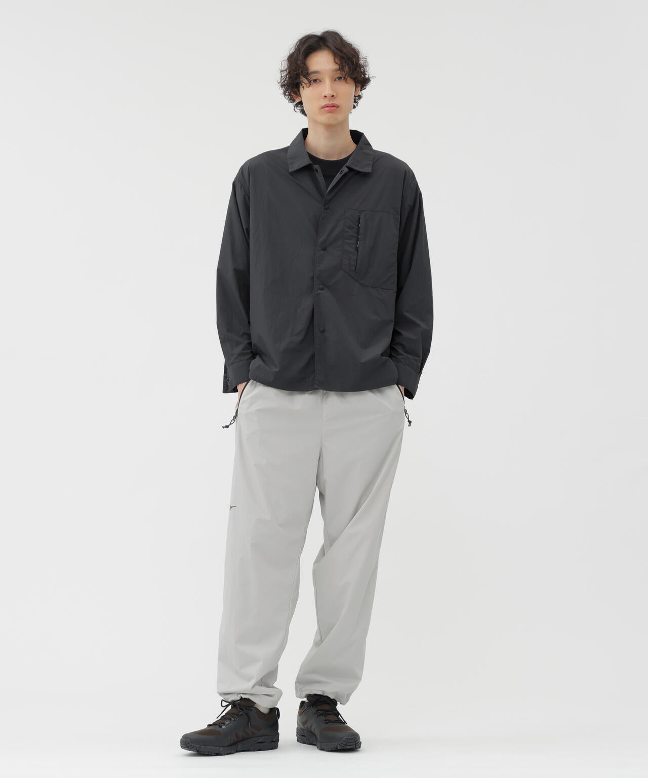 FINEGAUGE WASHABLE WOOL JERSEY TOP