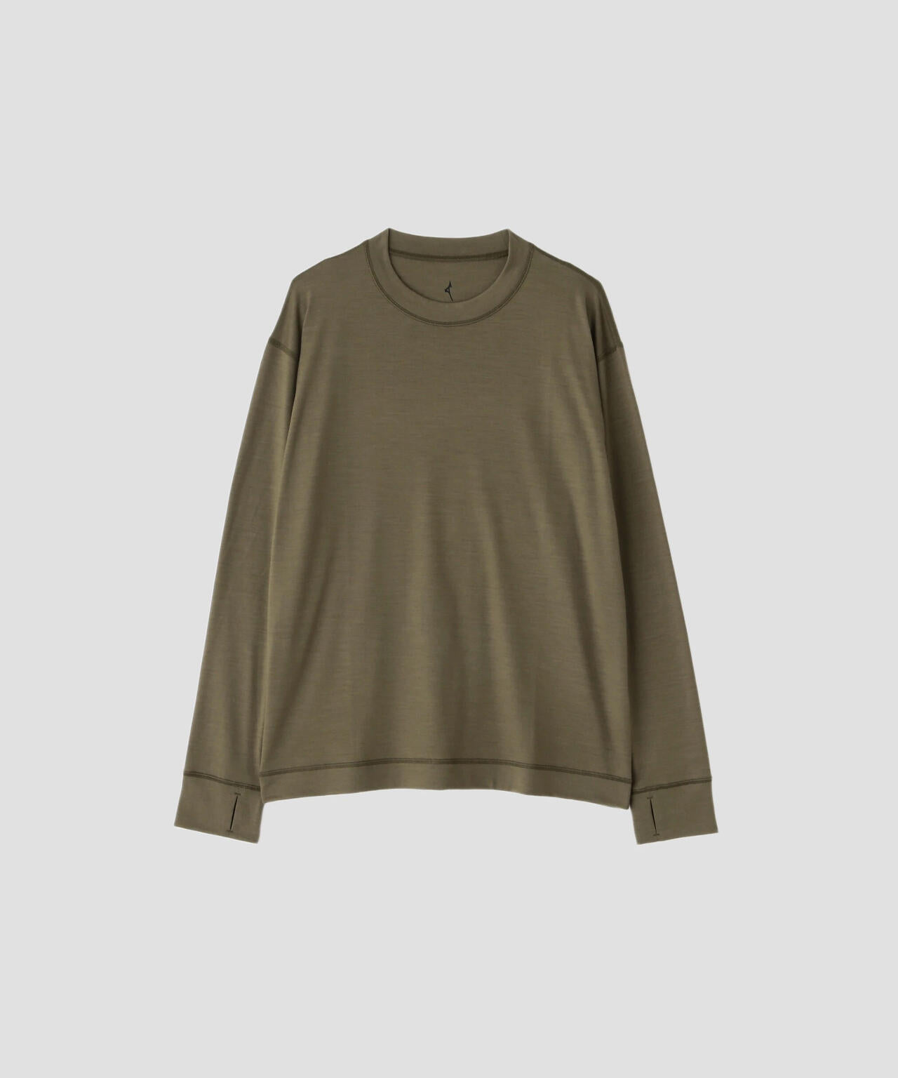 FINEGAUGE WASHABLE WOOL JERSEY TOP