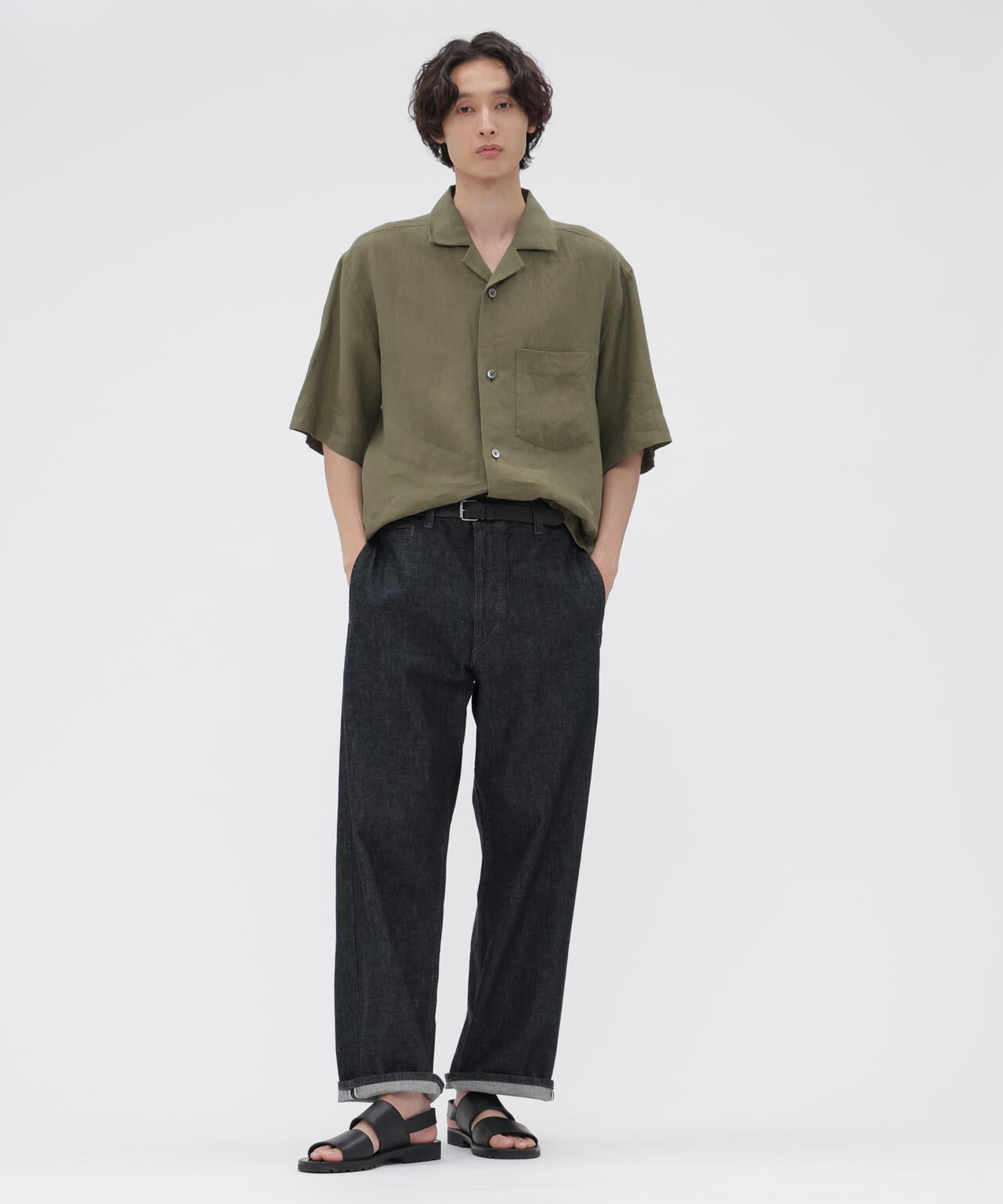 YARN DYE LINEN SHIRTING SHIRT
