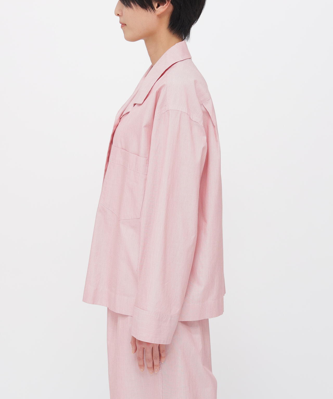 HAIRLINE STRIPE COTTON SHIRT
