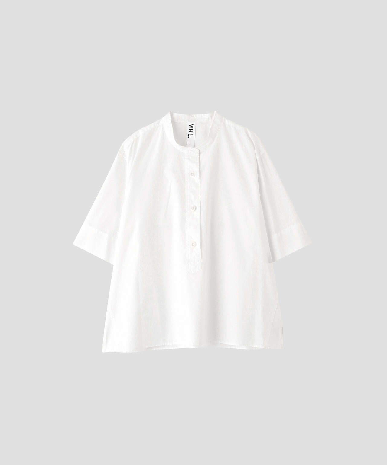 COTTON RAMIE POPLIN SHIRT