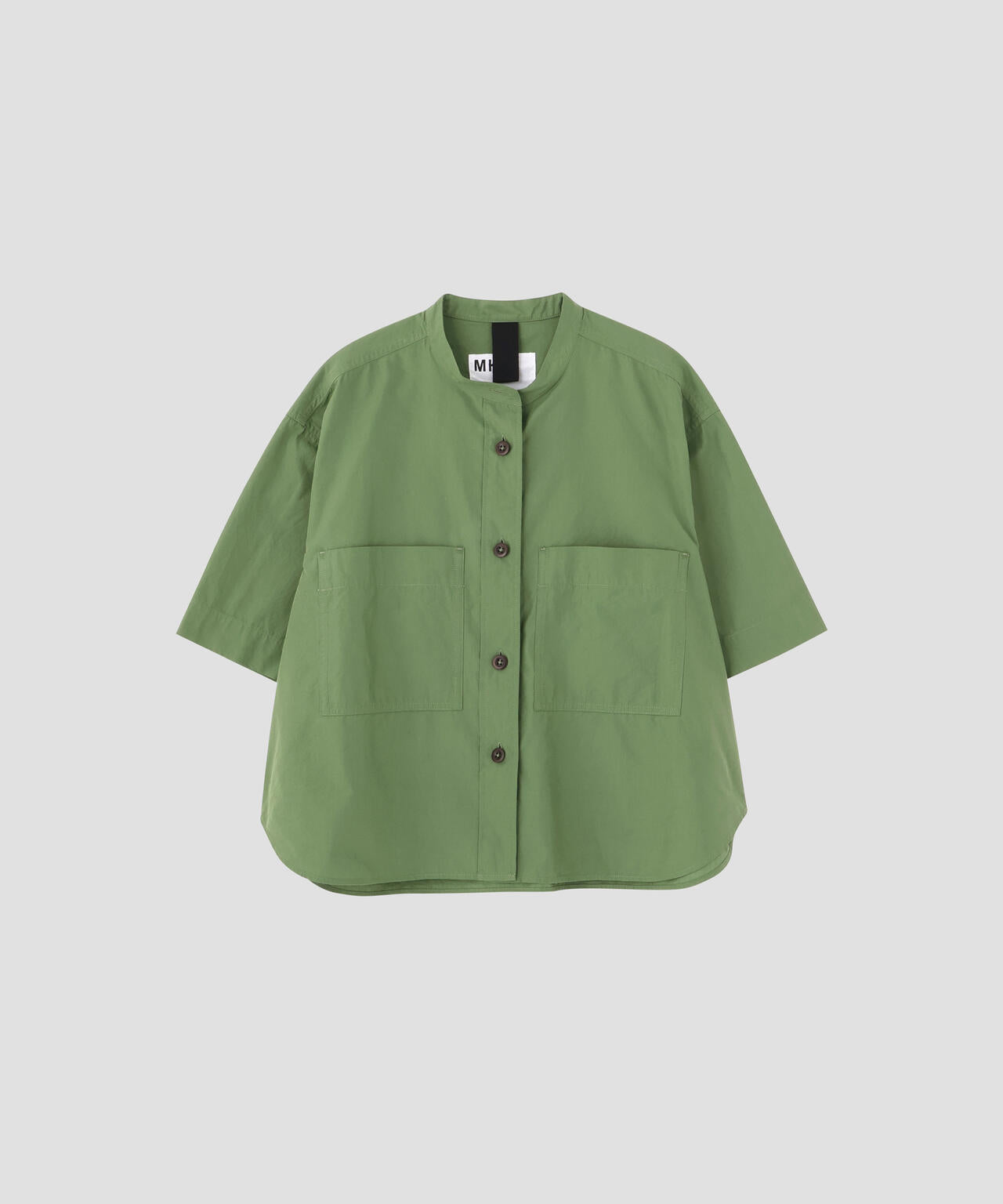 COTTON NYLON VOILE POPLIN SHIRT