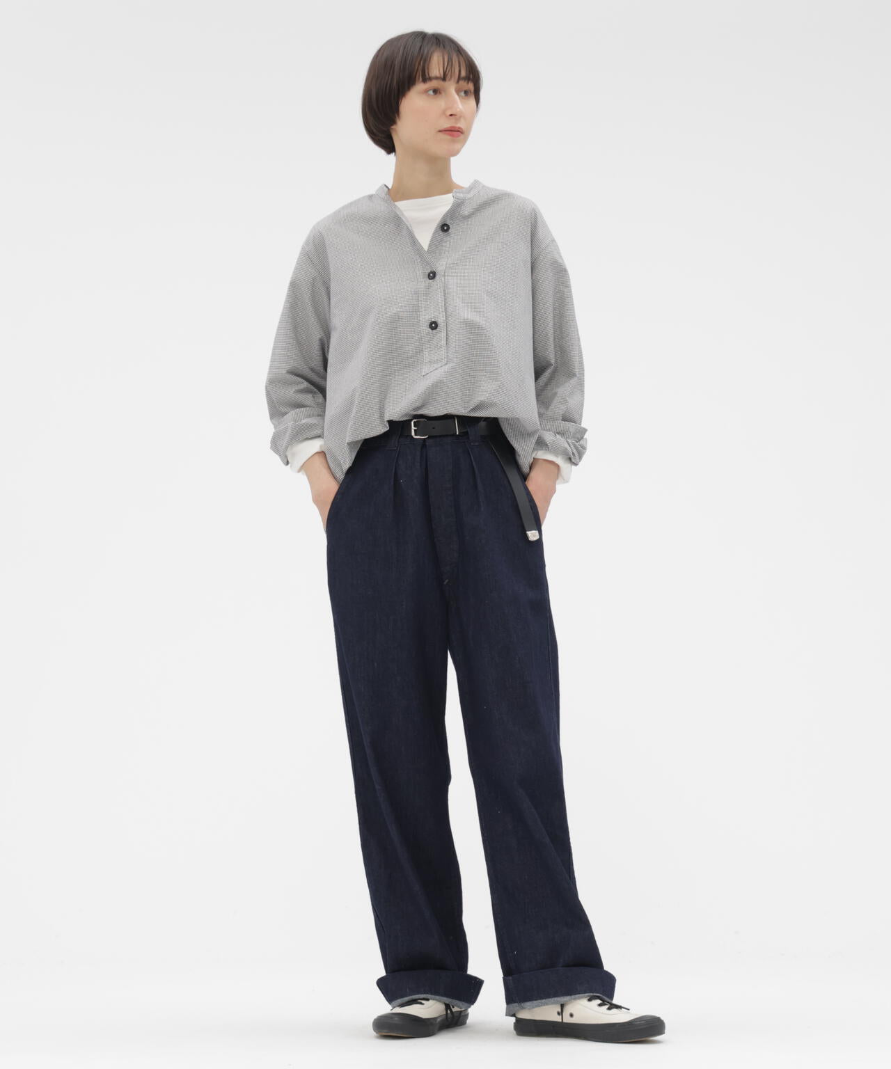 TINY GINGHAM COTTON SHIRT
