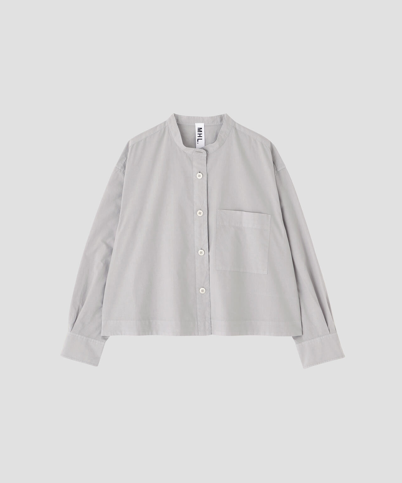 COTTON RAMIE POPLIN SHIRT