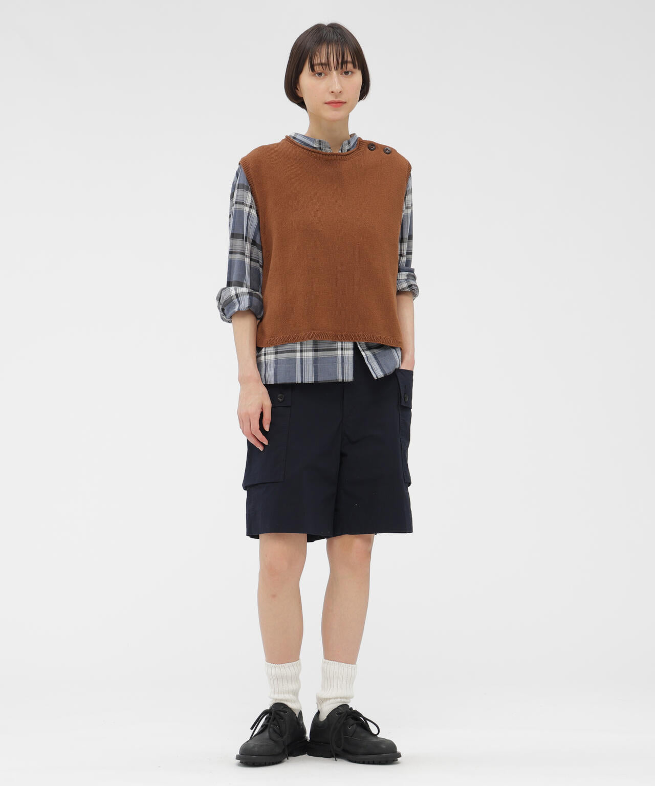 TOP DYED COTTON POPLIN SHIRT