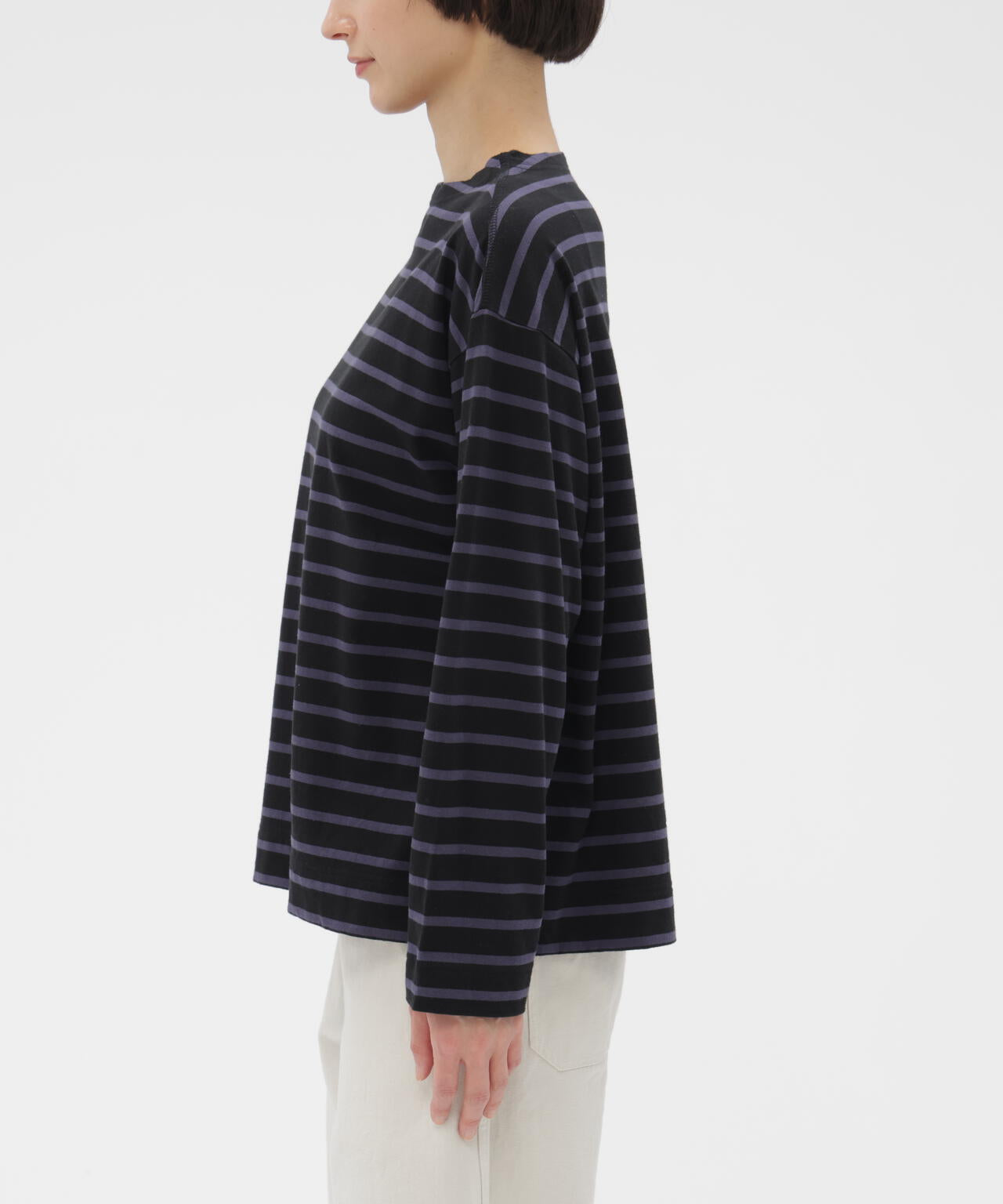 SMOOTH COTTON JERSEY TOP